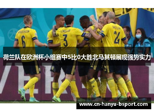 荷兰队在欧洲杯小组赛中5比0大胜北马其顿展现强势实力